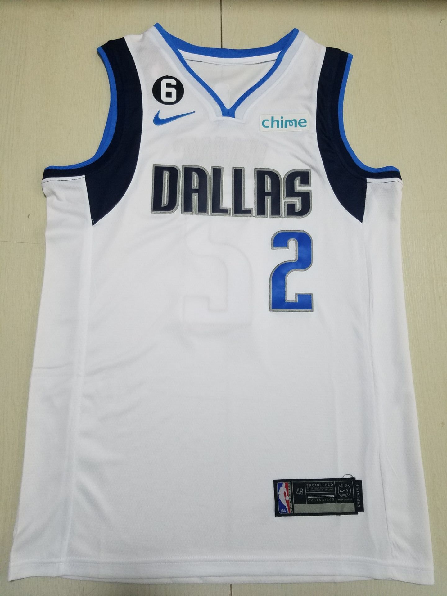 Men Dallas Mavericks #2 Irving White Nike Game 2023 NBA Jersey->miami heat->NBA Jersey